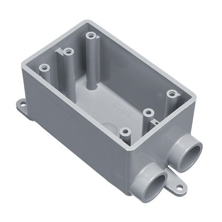 Abb Electrical Box, 18 cu in, FSC Box Type, 1 Gang, PVC E982EFN-CTN